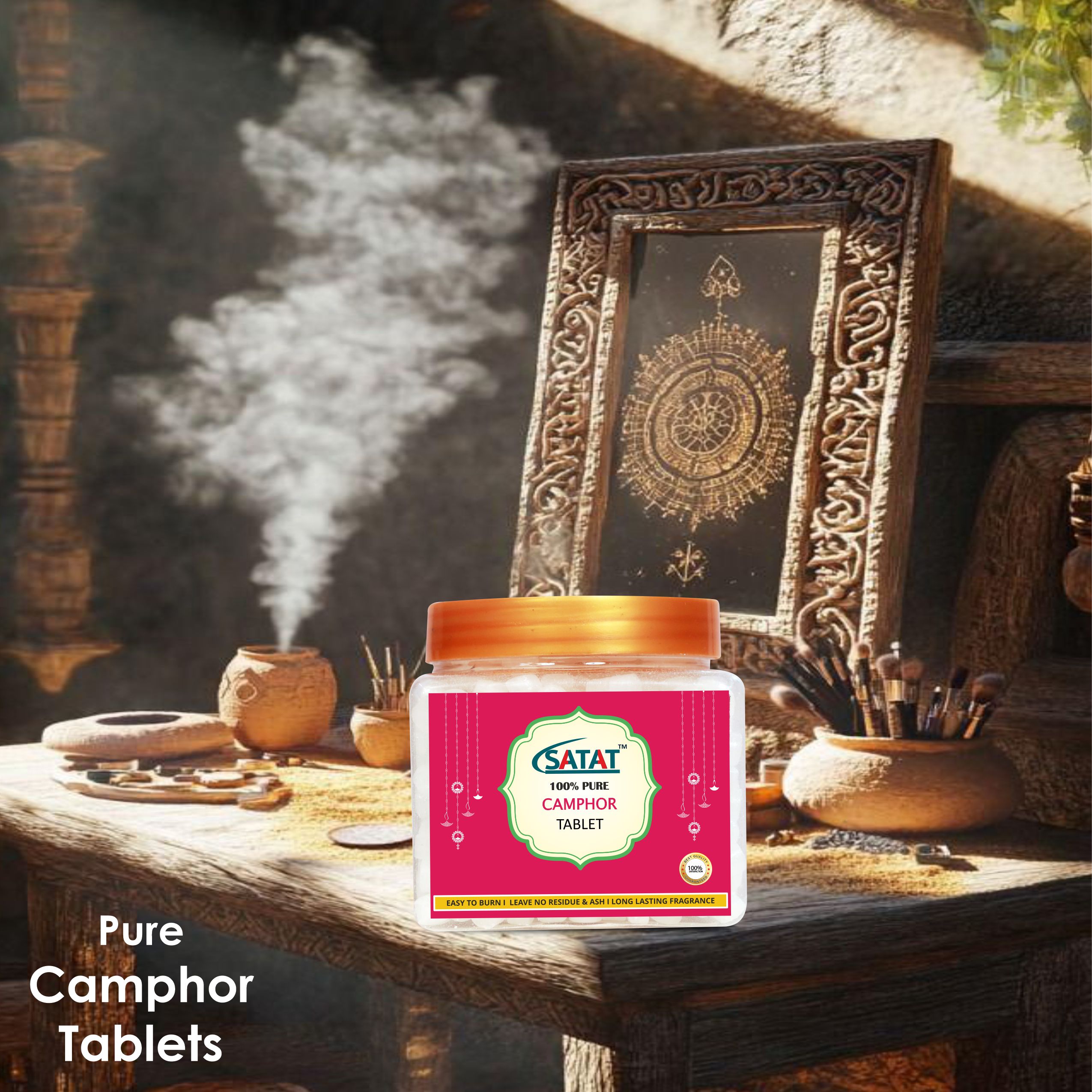 SATAT Pure Camphor Tablets