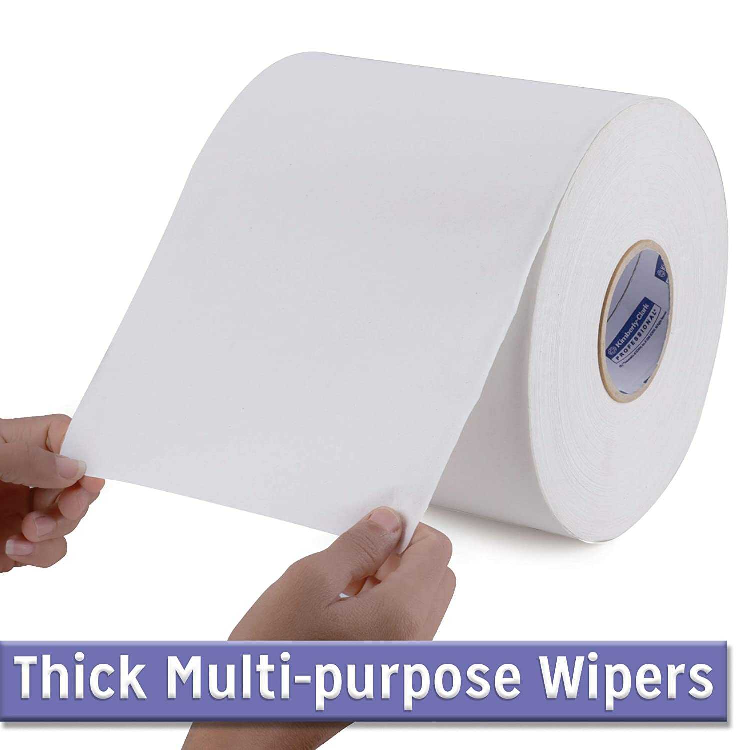 Wypall L10 White Utility Wipes / Roll / White / 18.2cm X 300mtr, 1380A (Pack of 8 Roll)
