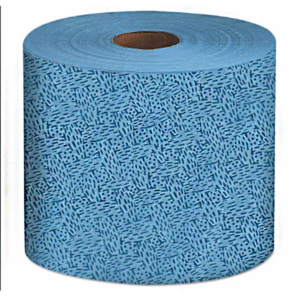 KIMTECH PREP* KIMTEX* Wipers / Roll / Blue / 23 cm X 38 cm , 03022 (Pack of 4 Rolls)