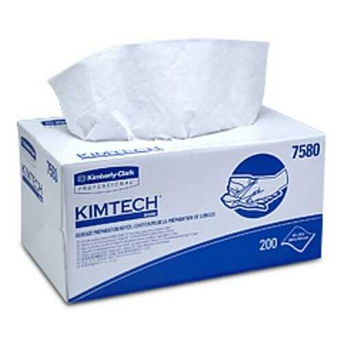 KIMTECH PREP* Surface Preparation Wipers / Flat Sheet / White / 30.4 cm X 30.4 cm, 07580 (Pack of 4)