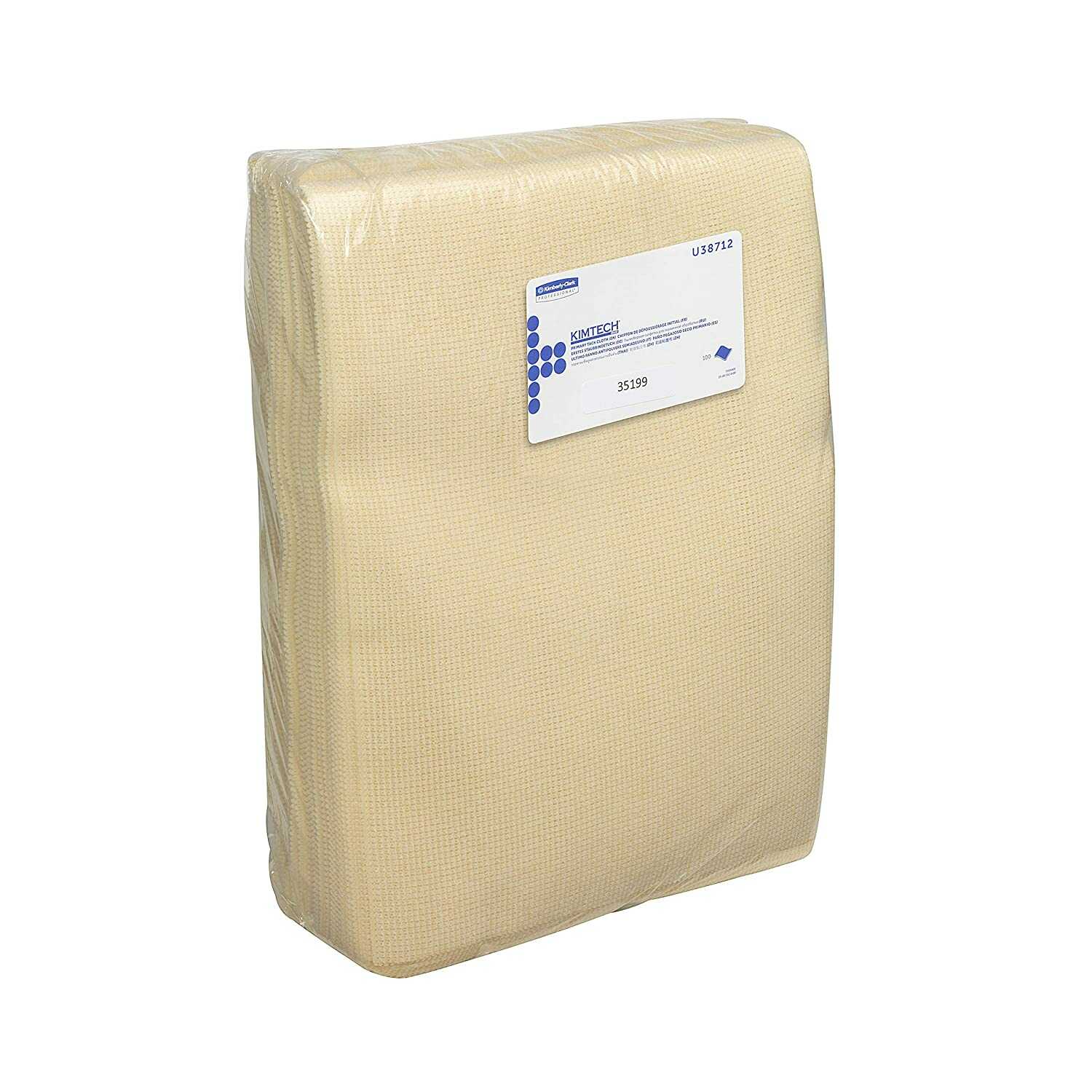 Kimtech Primary Tack Cloth / Flat Sheet / Cream / 22.9 cm X 30.5 cm, 38712 ( Pack of 4 )