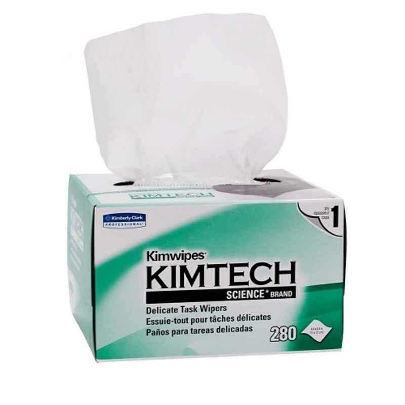 KIMTECH SCIENCE* KIMWIPES* Delicate Task Wipers / Pop-Up Box / 21 cm x 11 cm / , 34155 (Pack of 60)