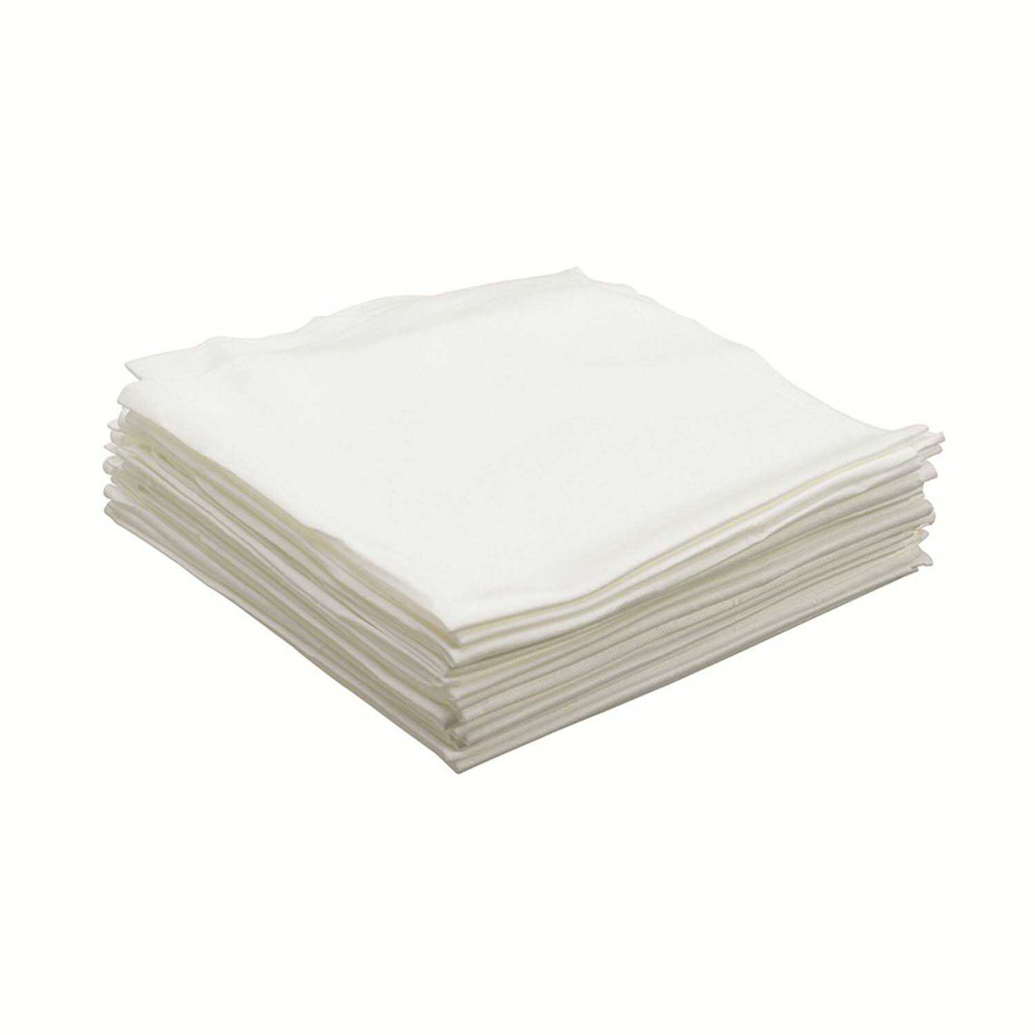 KIMTECH Knitted Polyester Wiper / Flat Sheet / White / 30.5 cm x 30.5 cm, 30903 ( Pack of 8 )