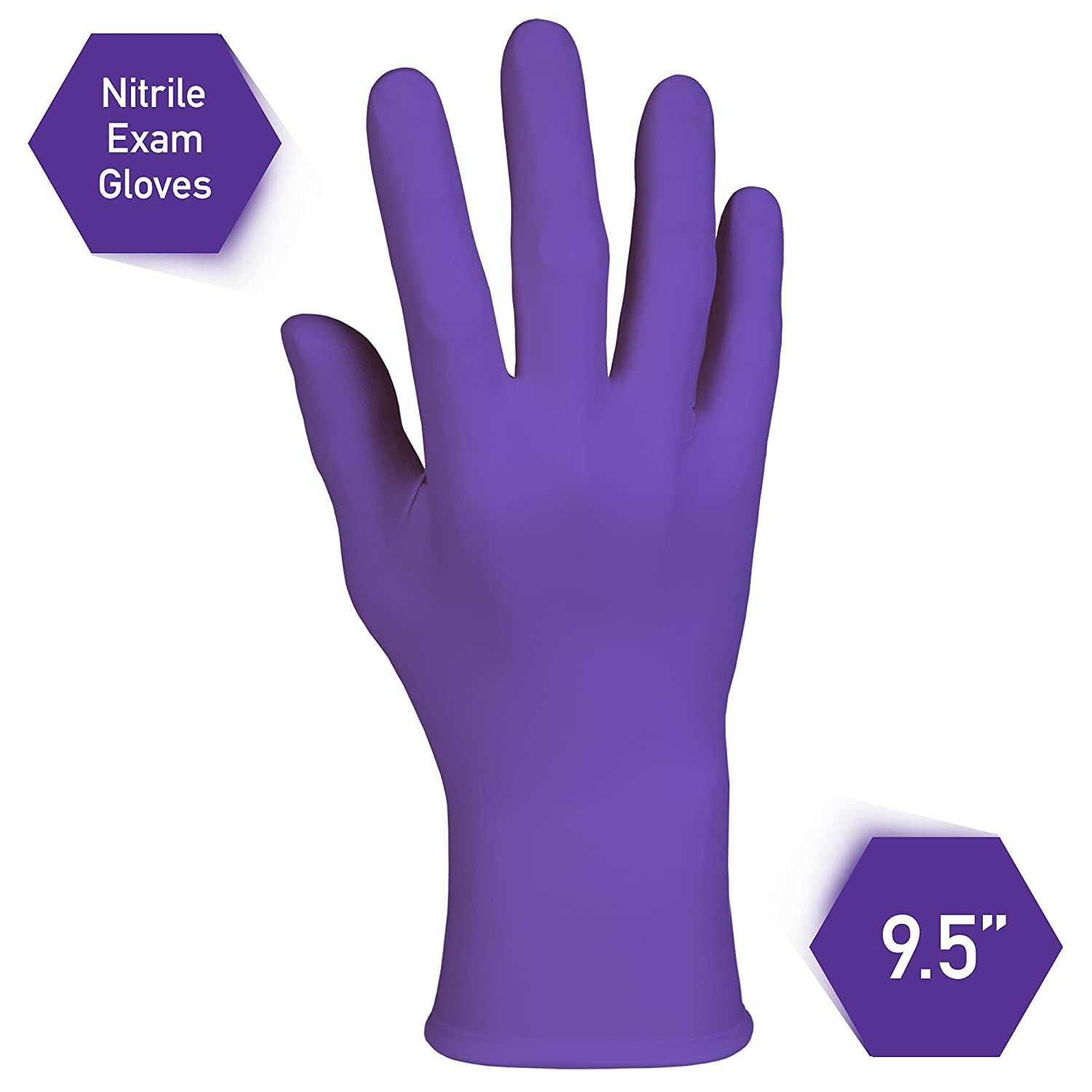 KIMTECH PURPLE NITRILE* Exam* Gloves/ Size S-M-55082 (Pack of 10 Boxes ...