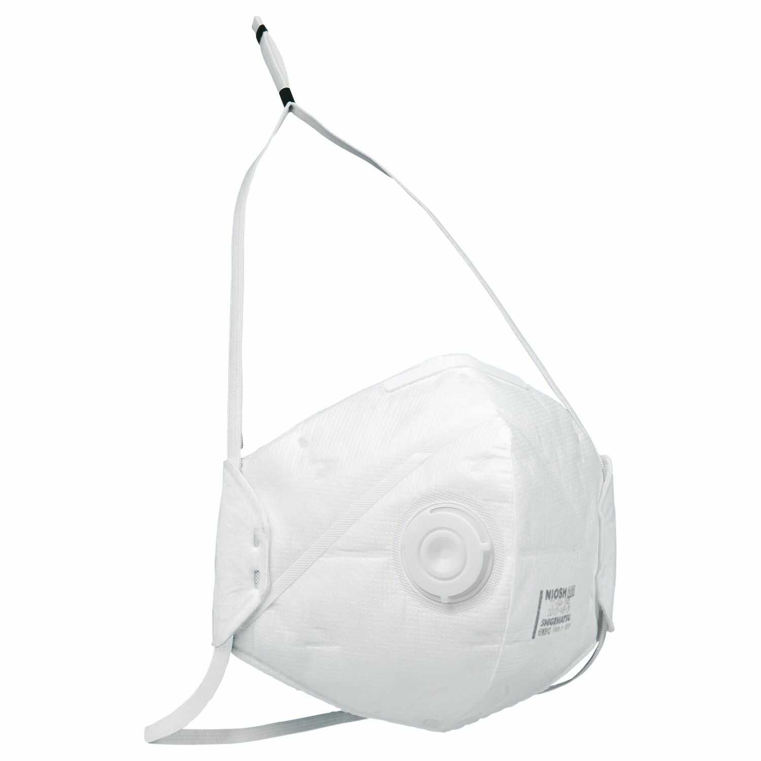 SHIGEMATSU DD02-N95-2K Disposable Respirator with Exhalation Valve, Medium 30375 (1 Piece)