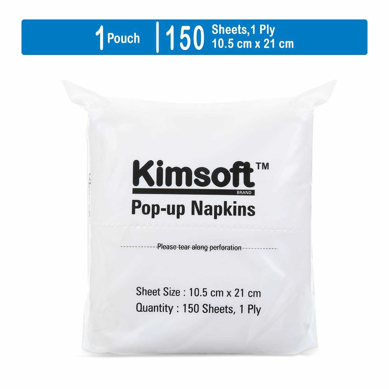 Kimberly Clark* Scott* Essential Pop-up Napkin, 1234 (Pack of 150 Pkt/Case, 150 Sheets/Pkt, Total 22500 Sheets)