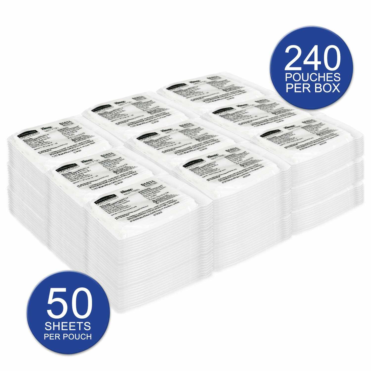 Kimberly Clark* Kleenex* Facial Tissue, 2 Ply,  1074 (Pack of 240 Box/Case, 50 Sheets/Box, Total 12,000 Sheets)