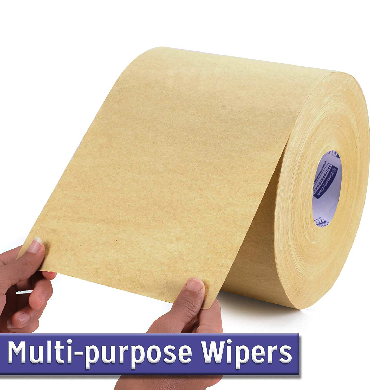 Wypall L10 Natural Utility Wipes / Roll / Brown / 20 cm X 300 mtr, 1353A (Pack of 8 Roll)