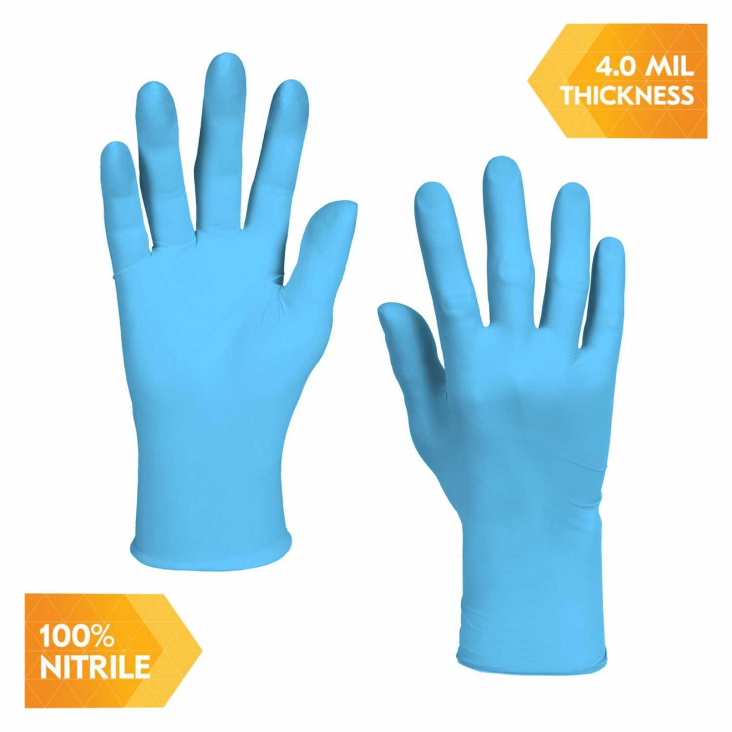 KLEENGUARD* G10 Comfort Plus Blue Nitrile Gloves 9.5