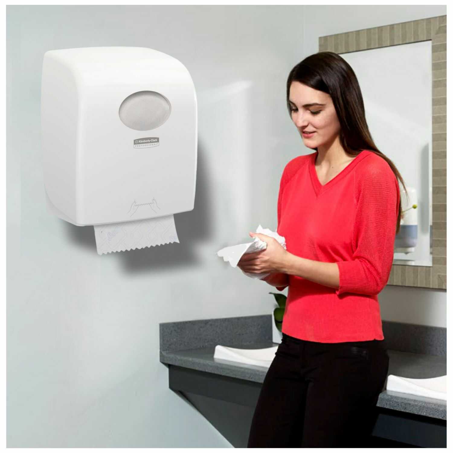 Kimberly Clark* Aquarius* Rolled Hand Towel Dispenser, 7375 (Pack of 1)