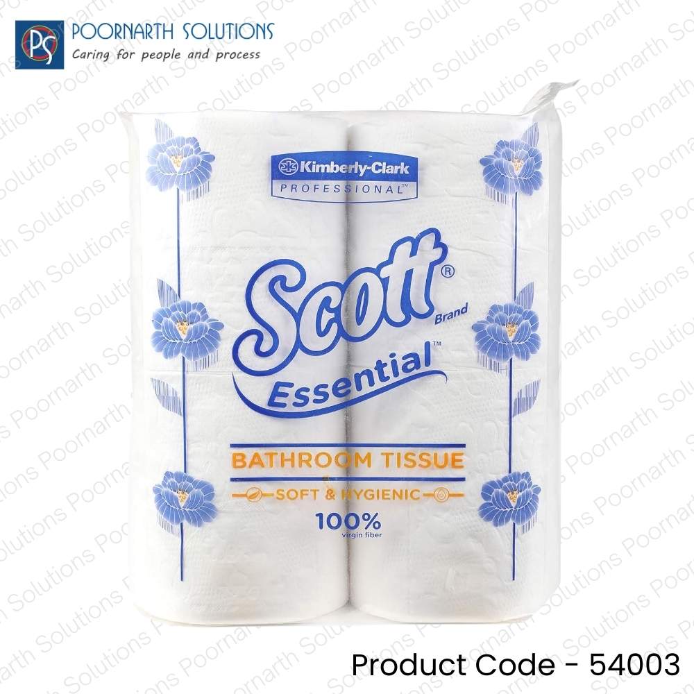 Scott Essential Toilet Tissue 54003A – 2-Ply Embossed Rolls, Bulk Pack for Commercial & Home Use