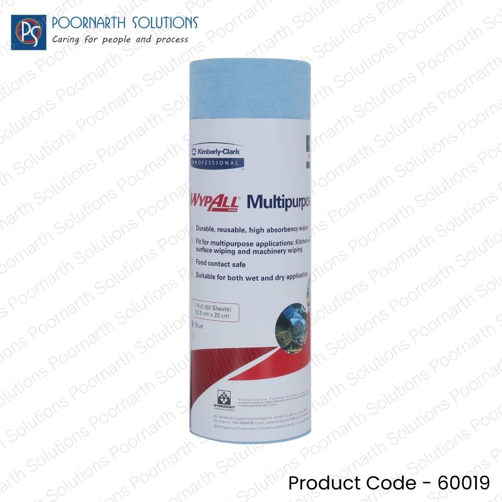 Kimberly-Clark WypAll® X70 (60019) Kitchen Reusable Cleaning Towels (30 Rolls x 50 Sheet = 1500 Sheets) — High-Absorbency, Durable Wipes for Home & Commercial Use