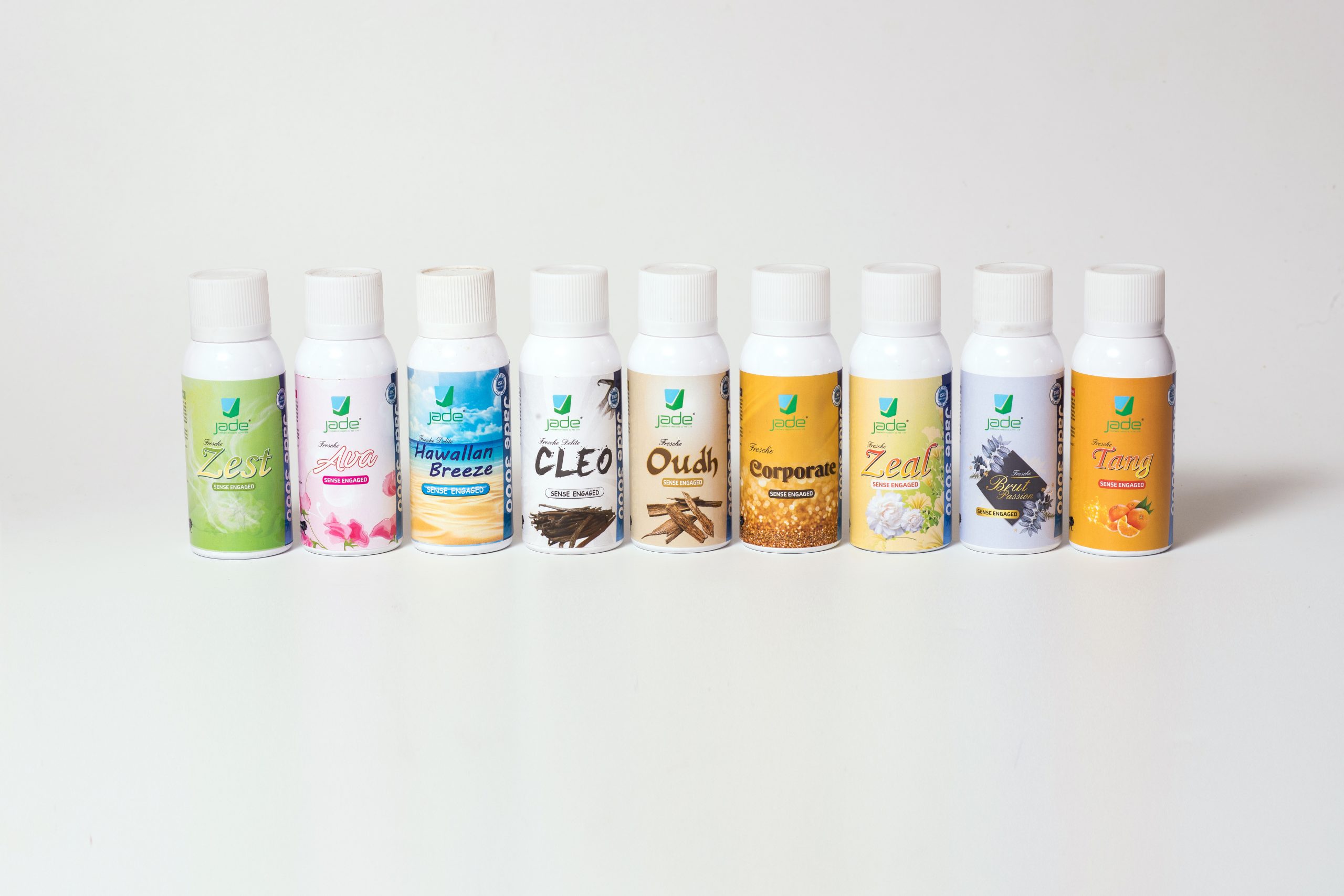 Fresche 100 ml Air Freshener Refill – For Jade Mini 3000 Dispenser | Long-Lasting 3000 Sprays | Multiple Fragrance Options