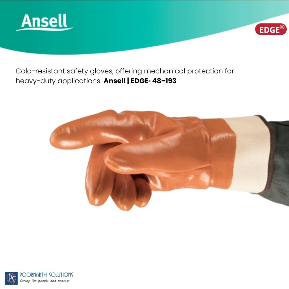 Ansell EDGE 48-193 | PU-Coated Work & Safety Gloves | Industrial Handling & General Protection