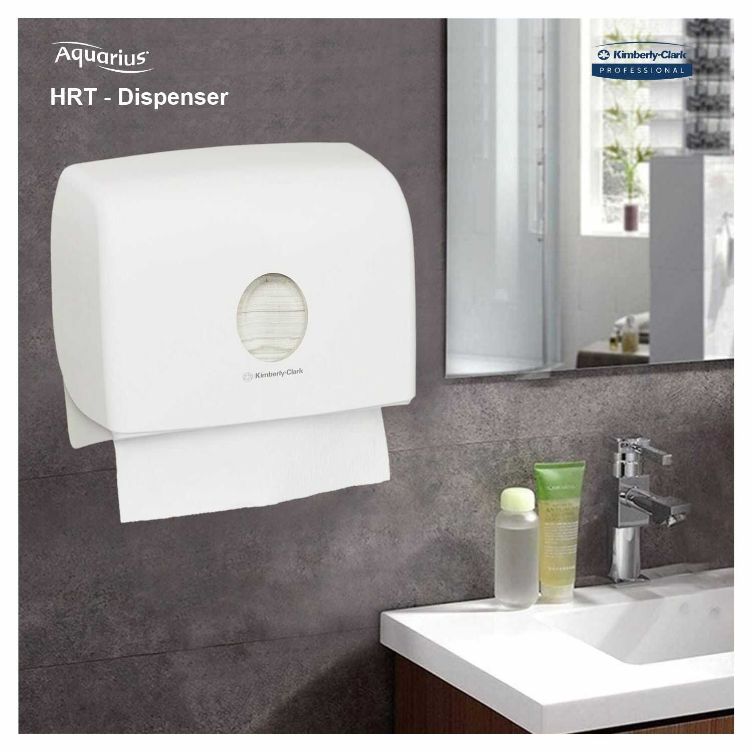 Kimberly-Clark Aquarius Compact Multifold Towel Tissue Dispenser, 70220 (Pack of 1)